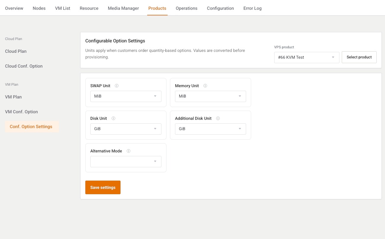 Products &amp; Plans